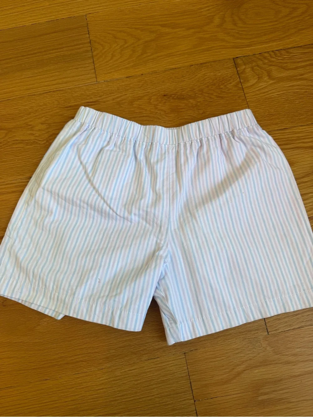Boys Beaufort bonnet  Light Blue & White Striped Cotton Shorts
